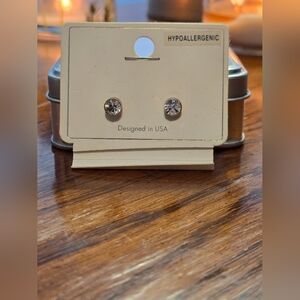 Gold Tone Hypoallergenic Stud Earrings